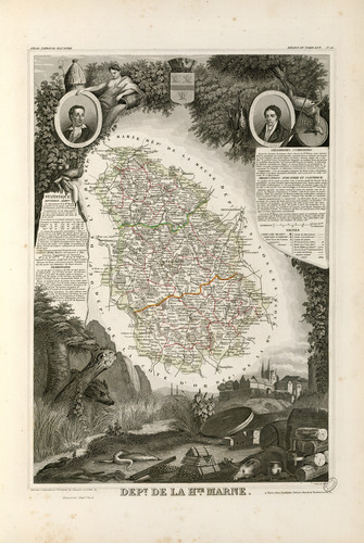 Levasseur, Victor. Département de la Haute-Marne. 1854 / Ville de Toulouse, Bibliothèque d'Étude et du Patrimoine-Rosalis, Mf. 5