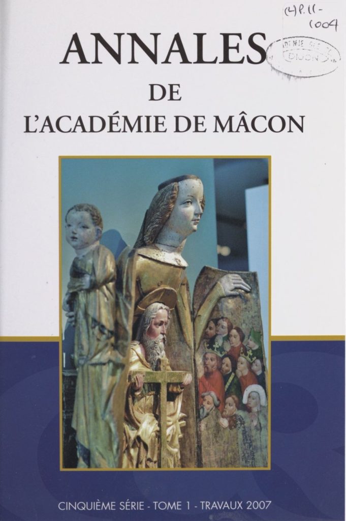 Annales de l’Académie de Mâcon