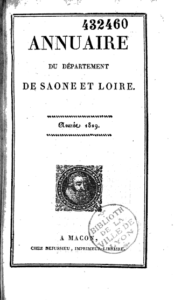 Annuaire du département de Saône-et-Loire