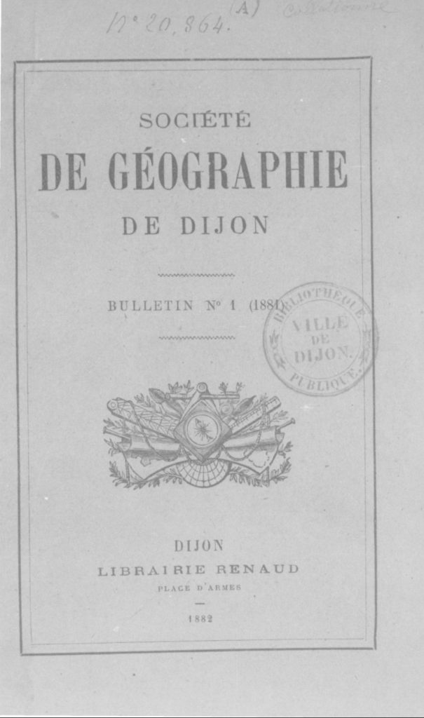 Bulletin - Société de géographie de Dijon