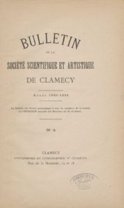 Bulletin de la Société scientifique et artistique de Clamecy