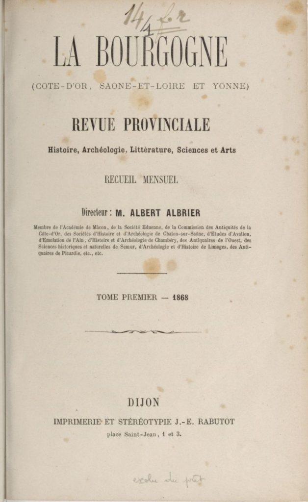 La Bourgogne (Dijon. 1868)